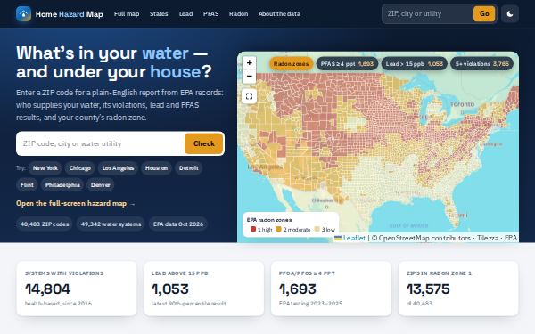 Home Hazard Map preview